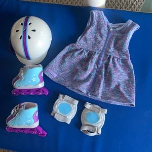 American girl Skates & Gear for 18-inch Dolls.